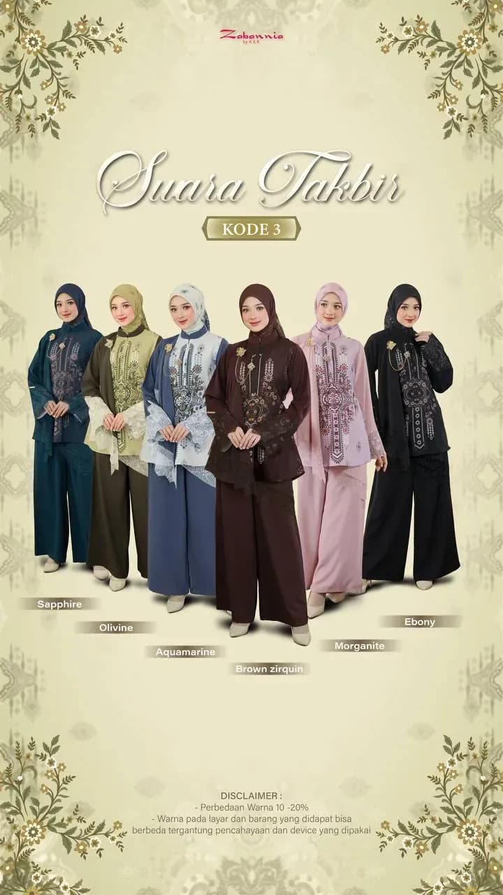 Swara Takbir sarimbit by Zabannia
