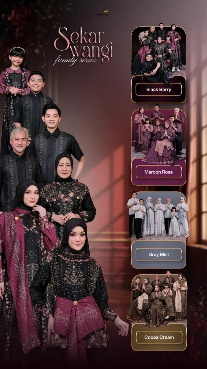SEKAR WANGI FAMILY SERIES BY HUNNY LABEL