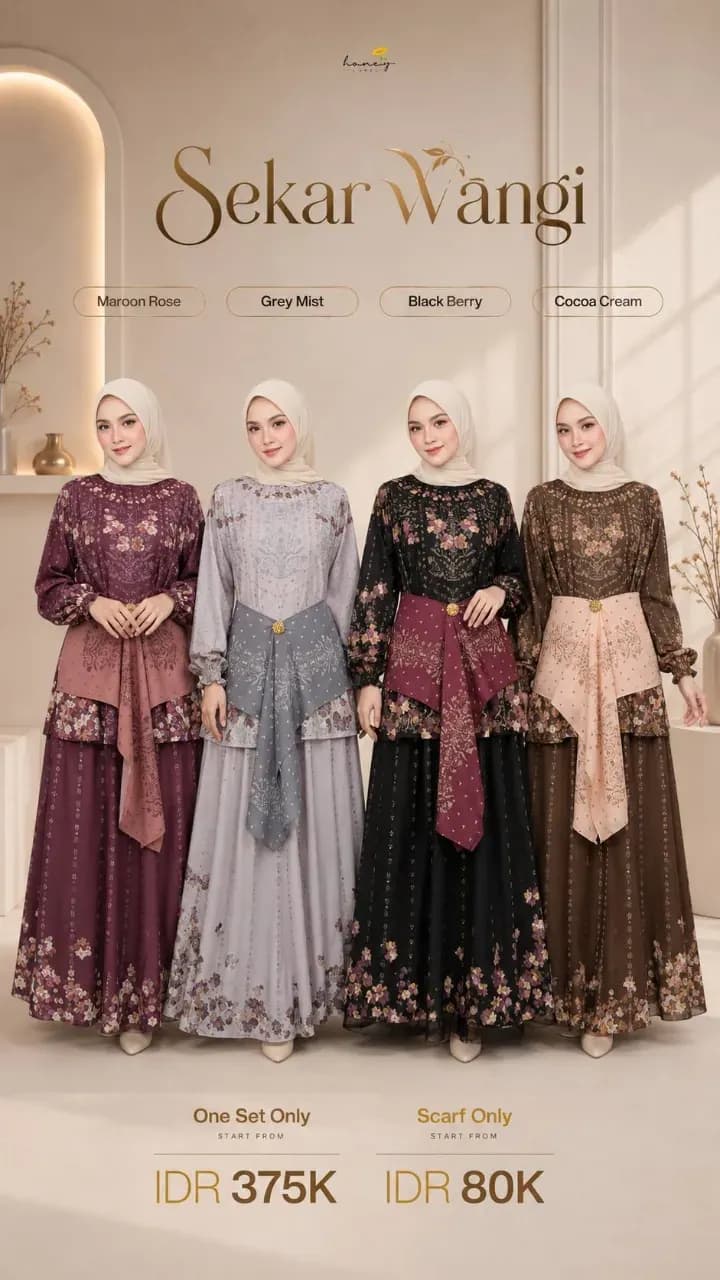 SEKAR WANGI FAMILY SERIES BY HUNNY LABEL
