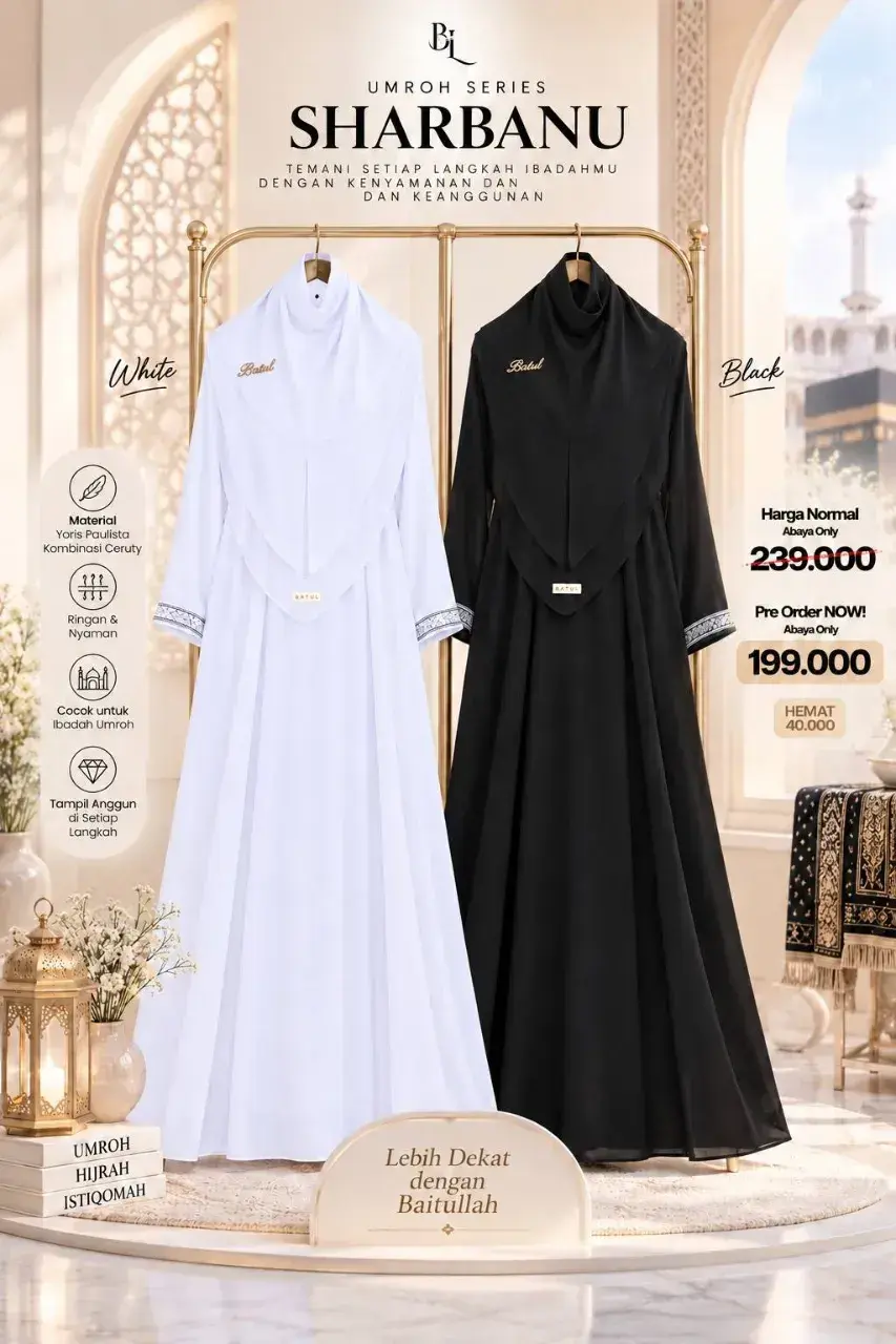 Sharbanu umroh series batul hijab