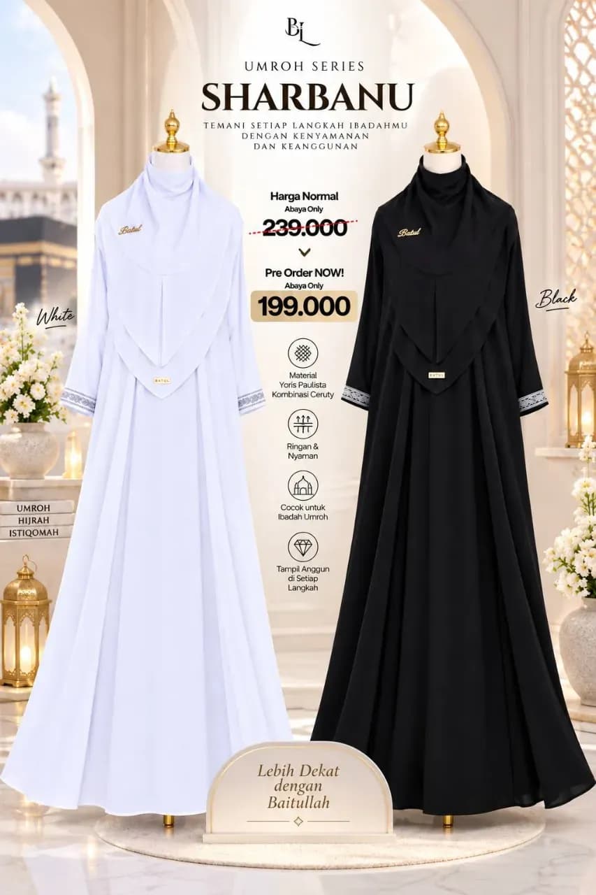 Sharbanu umroh series batul hijab