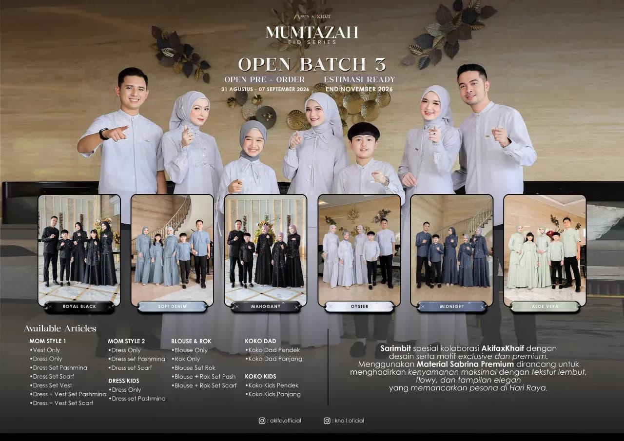 Mumtazah ied series by AkifaXkhaif
