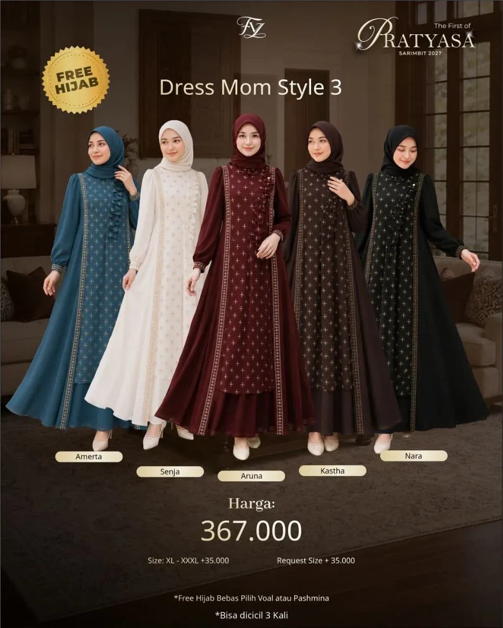 Pratyasa sarimbit by Fevzi modest wear