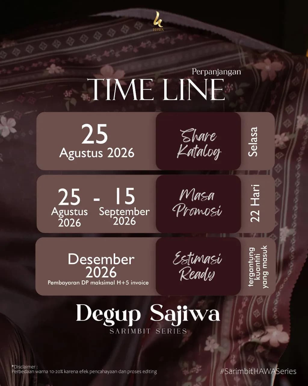 Degup Sajiwa Family Series by Hawa .thelabel BATCH 2