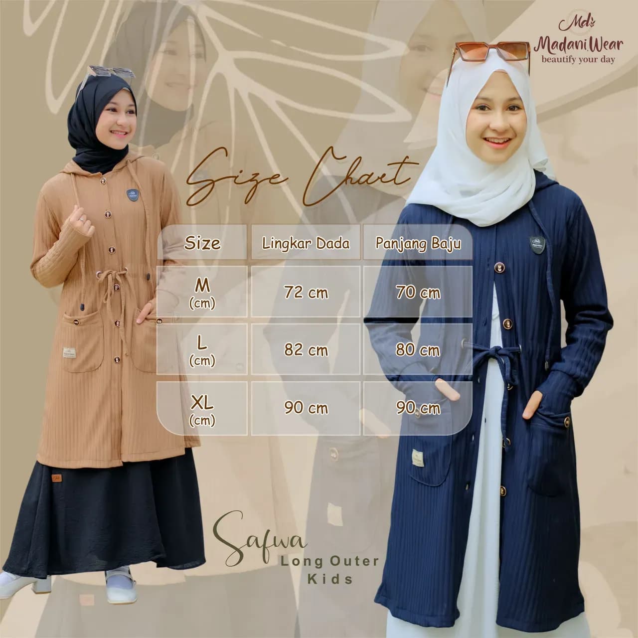 Safwa Long Outer Kids