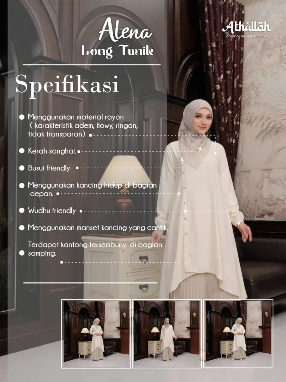 Alena long tunik
