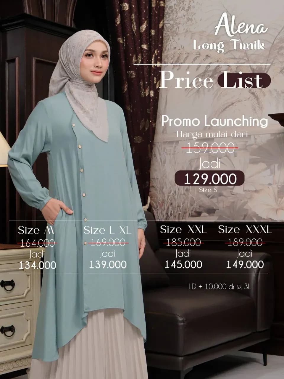 Alena long tunik