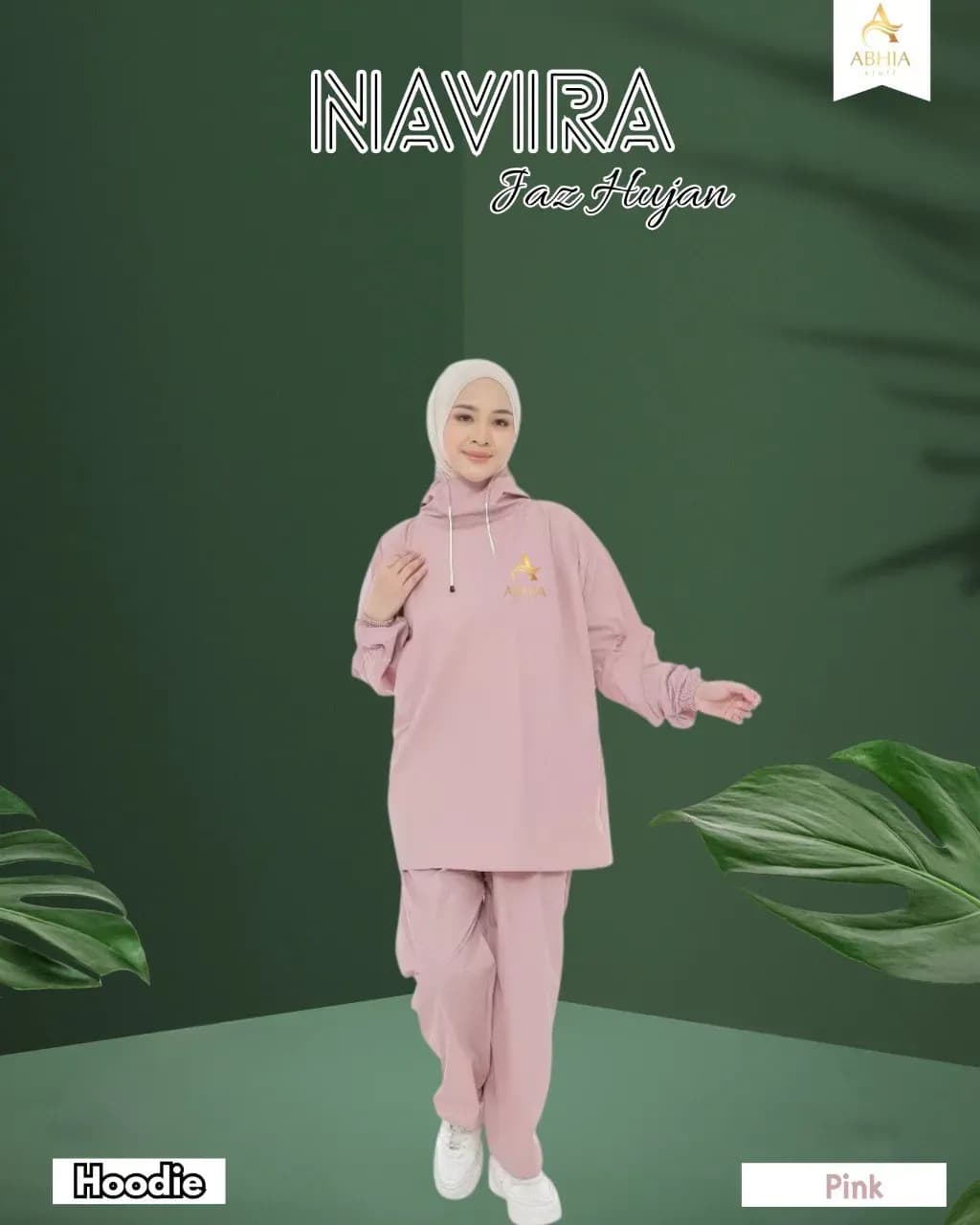 Navira jas hujan set hodie dan set ponco by Abhia