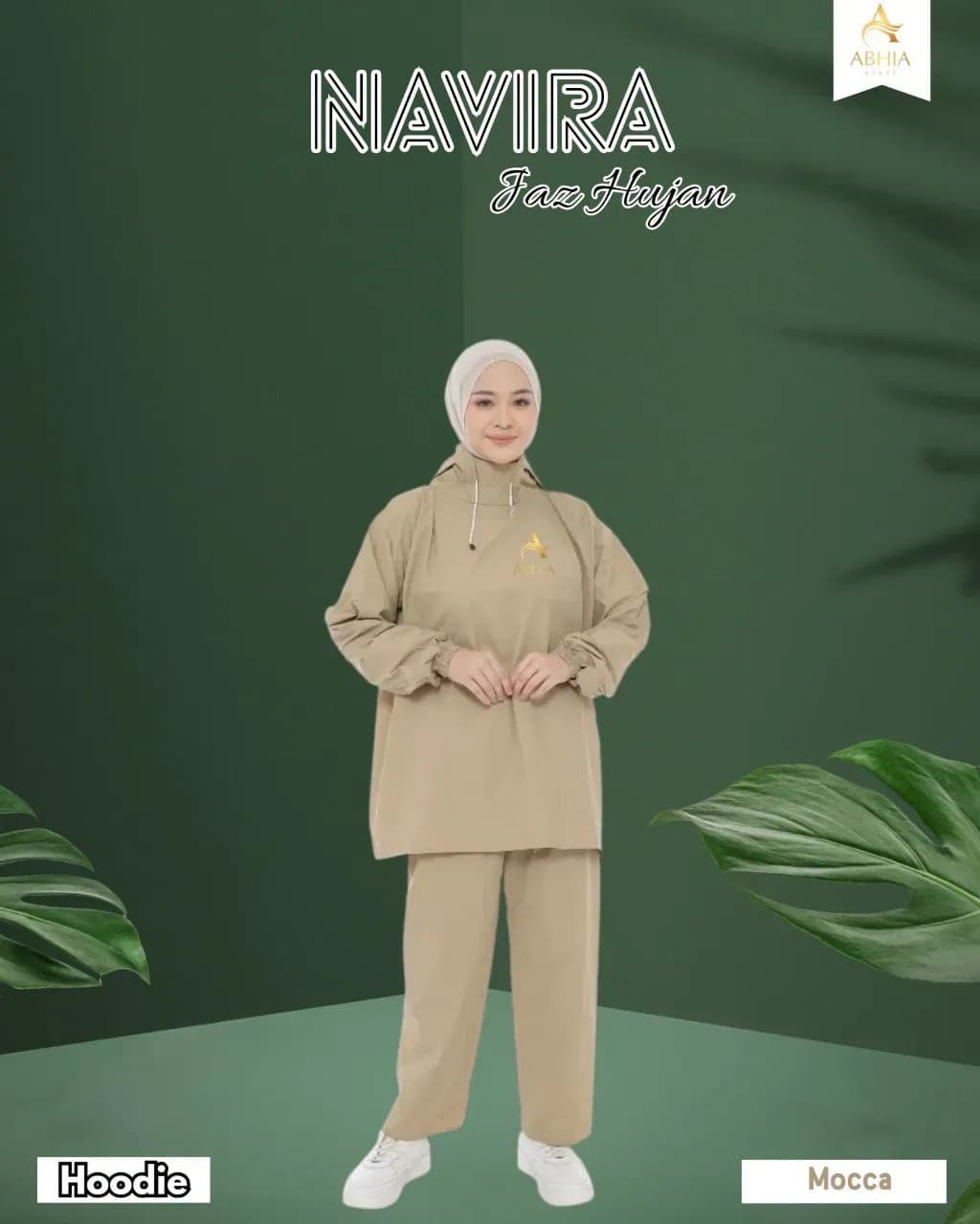 Navira jas hujan set hodie dan set ponco by Abhia