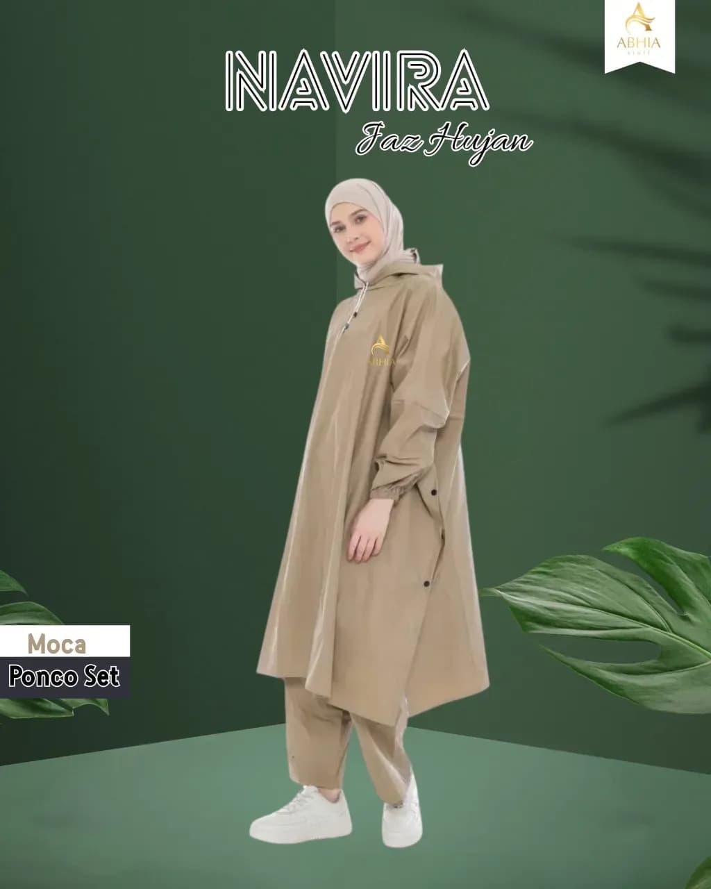 Navira jas hujan set hodie dan set ponco by Abhia