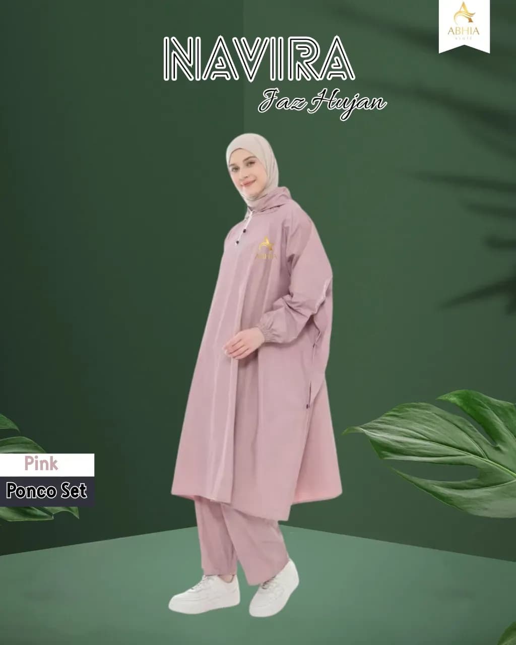 Navira jas hujan set hodie dan set ponco by Abhia