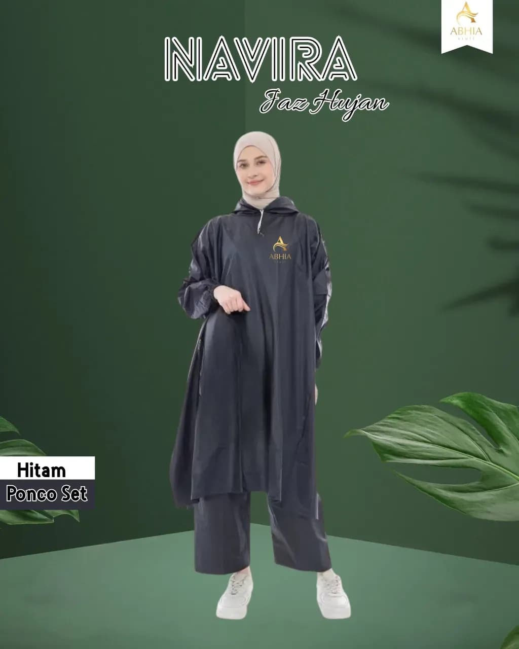 Navira jas hujan set hodie dan set ponco by Abhia