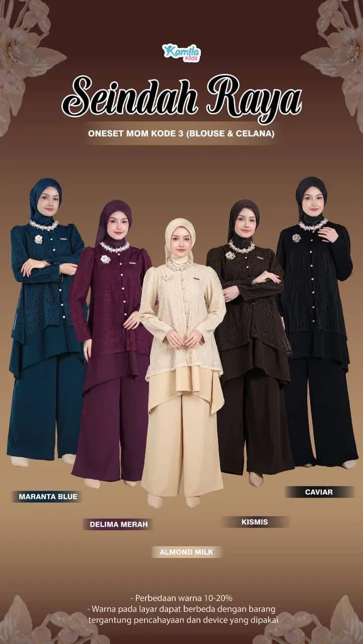 Seindah raya famset by kamila kids BATCH 2