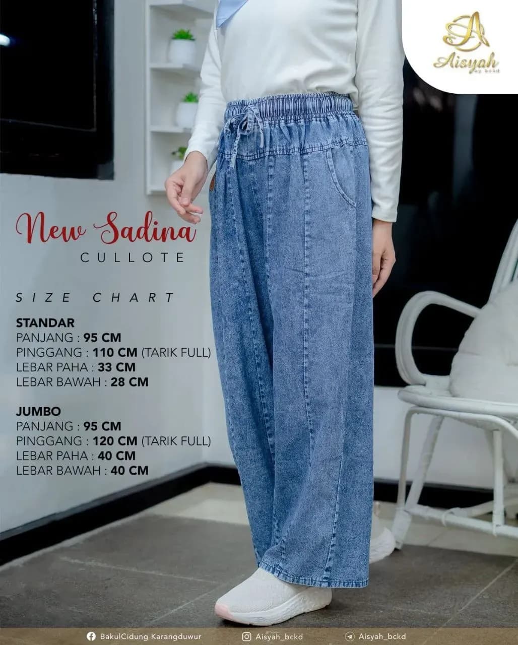 New Sadina cullote by Aisyah BCKD Batch 2