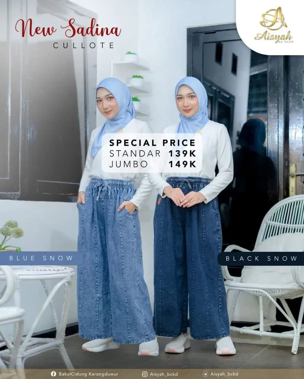 New Sadina cullote by Aisyah BCKD
